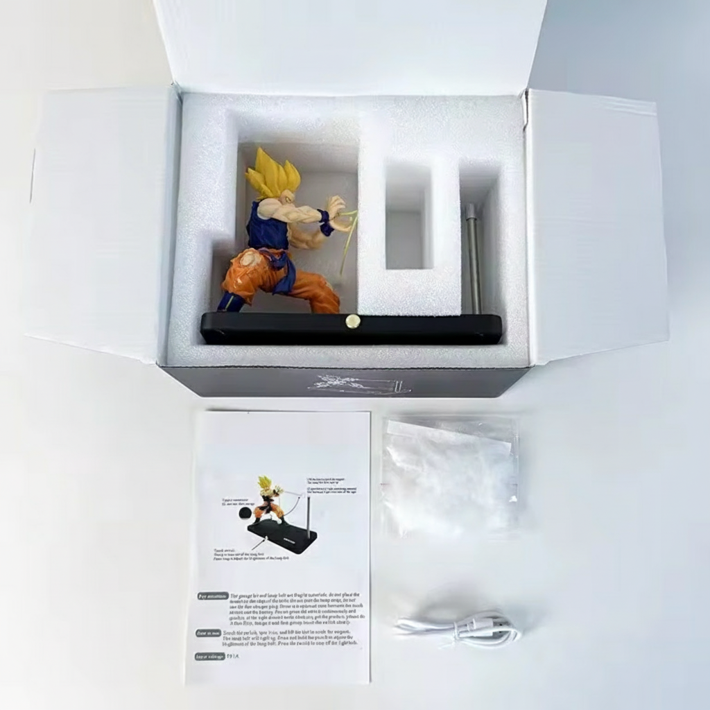 New Model Dragon Ball Super Saiyan Magnetic Light Beam Figurine - Action Figure by Extoril