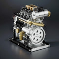 DIY 1/10 Full Metal Mini L4 OHV Inline 4 Cylinder Engine Model Kit that Works - DIY Engine Model by Extoril