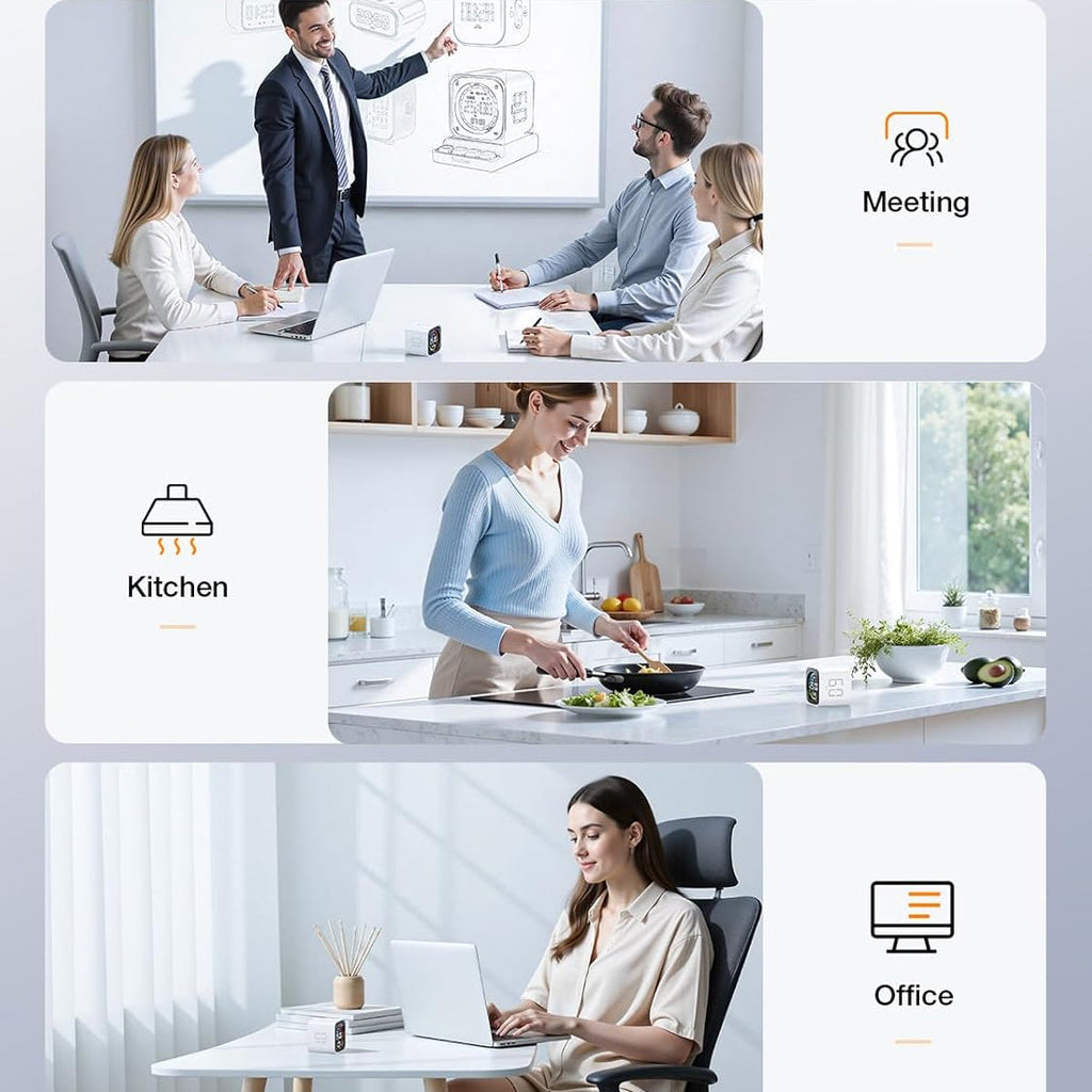 Pomodoro Timer Cube with Flip Productivity Countdown Presets - Gadget by Extoril
