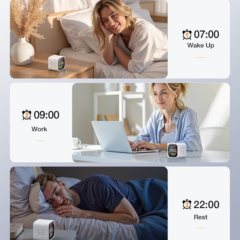 Pomodoro Timer Cube with Flip Productivity Countdown Presets - Gadget by Extoril