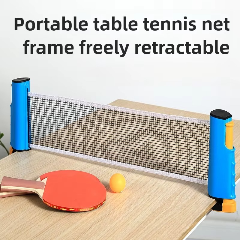 Portable Table Tennis Net Set with Paddles Balls - home decor by Extoril