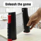 Portable Table Tennis Net Set with Paddles Balls - home decor by Extoril
