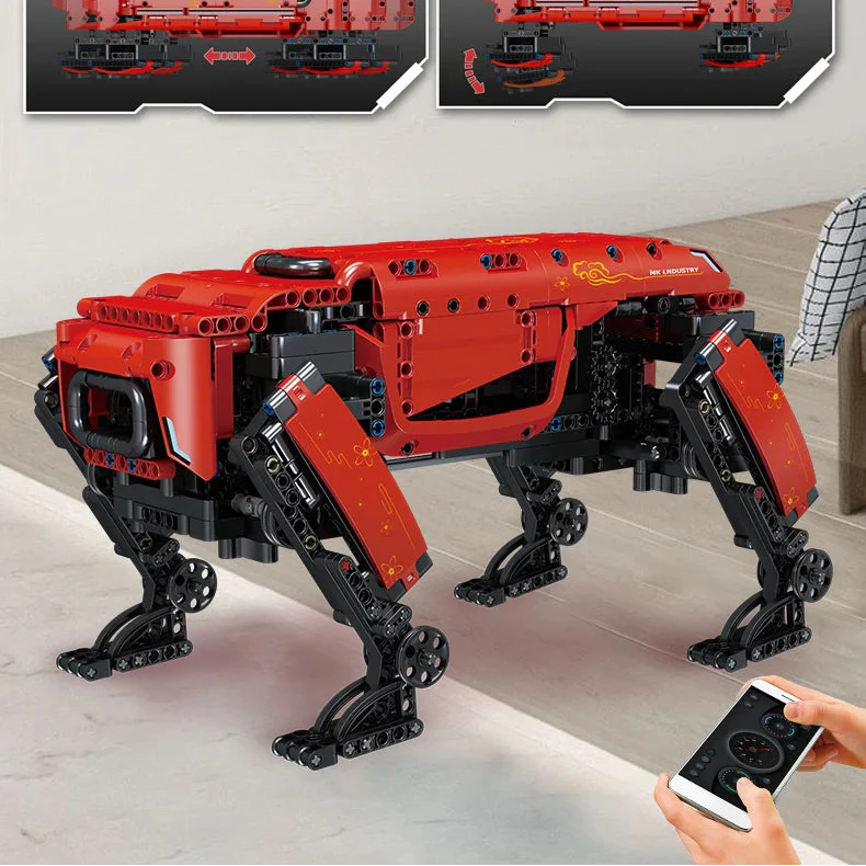 Power Robot Dog Building Blocks - Mechanical kit by Extoril