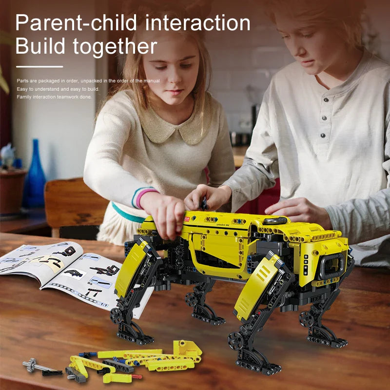 Power Robot Dog Building Blocks - Mechanical kit by Extoril