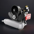 DIY 4 Cylinder Four-Stroke 14cc Nitro H4 Engine Model Kit FS-B400 - DIY Engine Model by Extoril