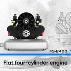 DIY 4 Cylinder Four-Stroke 14cc Nitro H4 Engine Model Kit FS-B400 - DIY Engine Model by Extoril