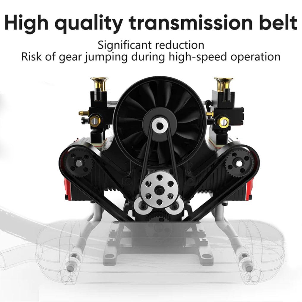 DIY 4 Cylinder Four-Stroke 14cc Nitro H4 Engine Model Kit FS-B400 - DIY Engine Model by Extoril