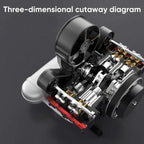 DIY 4 Cylinder Four-Stroke 14cc Nitro H4 Engine Model Kit FS-B400 - DIY Engine Model by Extoril