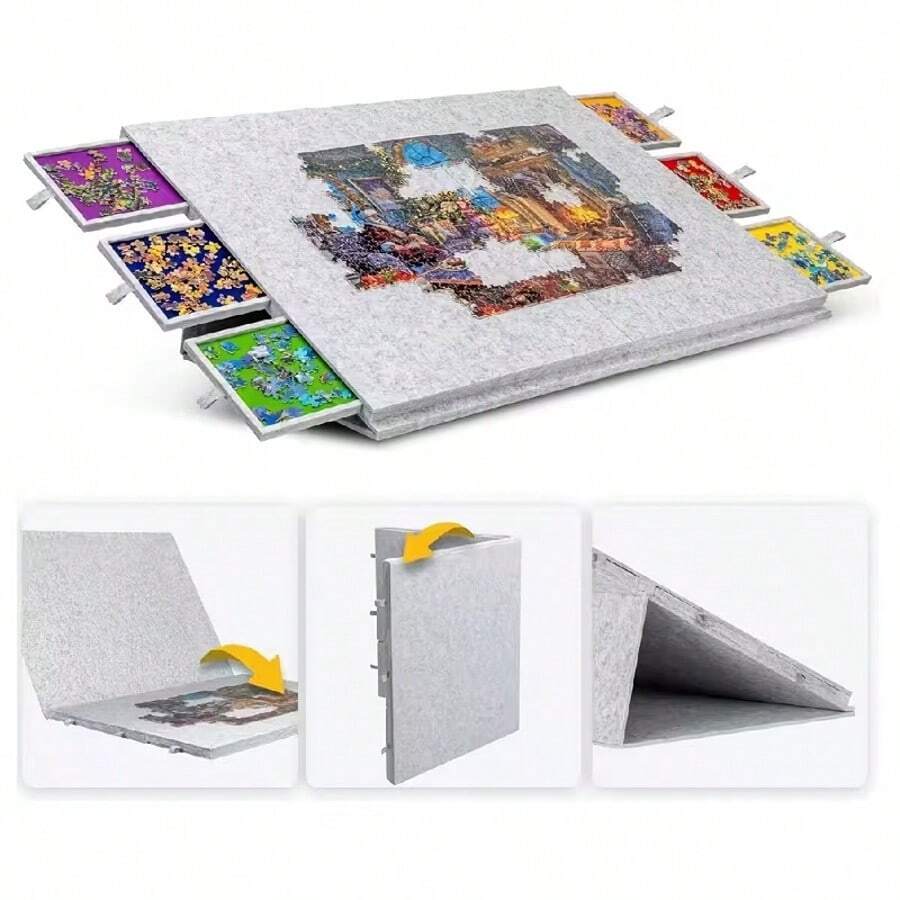 Puzzle Board 2000 Pieces with 6 Drawers - Gadget by Extoril