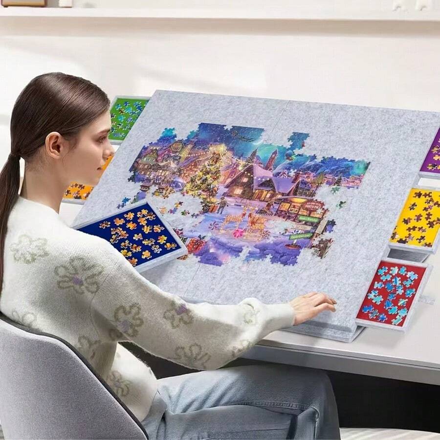 Puzzle Board 2000 Pieces with 6 Drawers - Gadget by Extoril