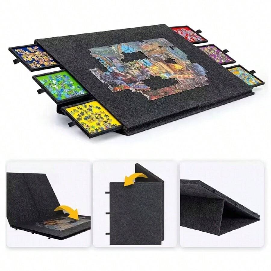 Puzzle Board 2000 Pieces with 6 Drawers - Gadget by Extoril