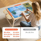 Puzzle Table With Drawers - 3D Wooden Puzzle by Extoril
