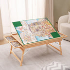 Puzzle Table With Drawers - 3D Wooden Puzzle by Extoril
