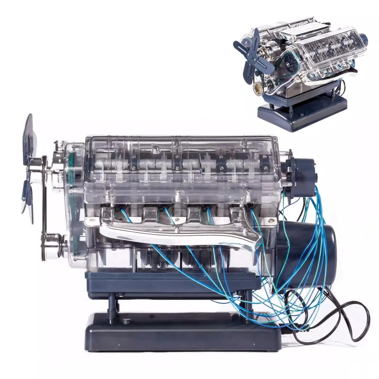 DIY Mini V8 Engine Model Kit - home decor by Extoril