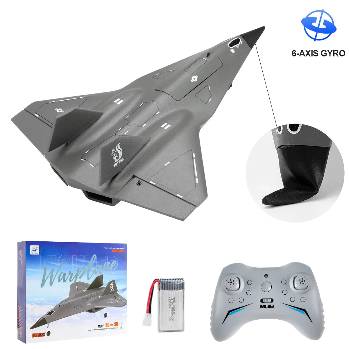 RC Stealth Fighter Jet Plane 4CH FX9672 - Gadget by Extoril