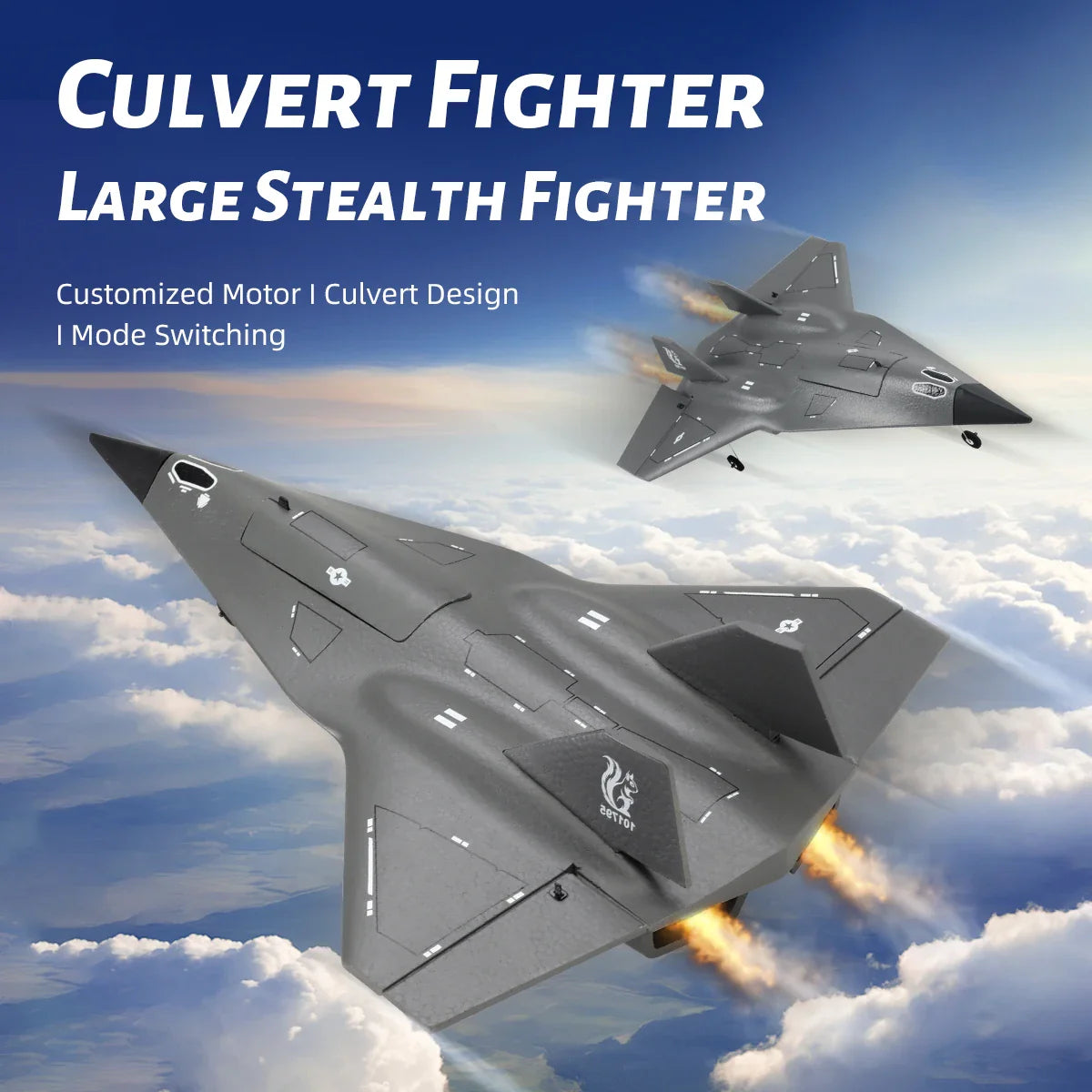 RC Stealth Fighter Jet Plane 4CH FX9672 - Gadget by Extoril