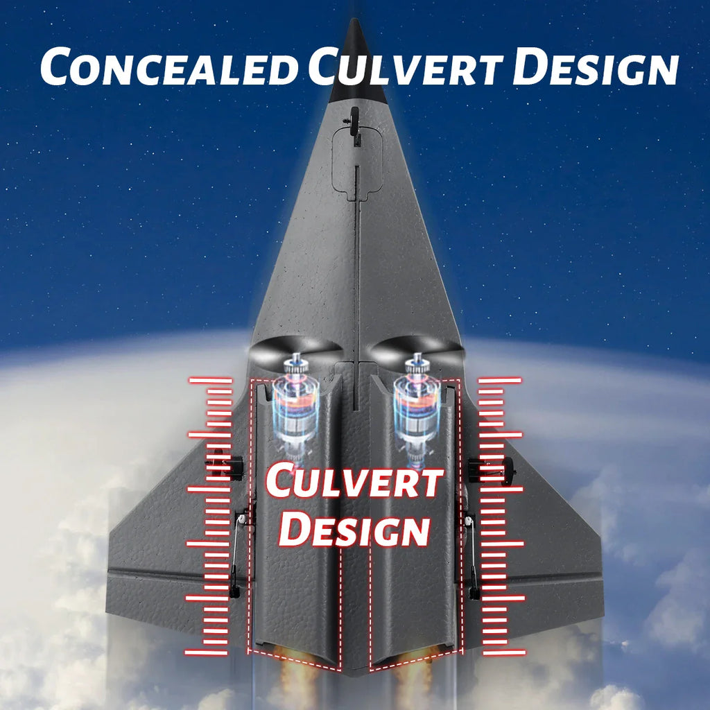 RC Stealth Fighter Jet Plane 4CH FX9672 - Gadget by Extoril