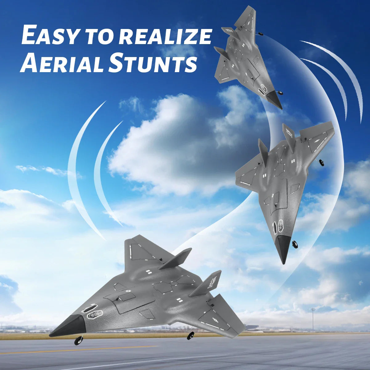 RC Stealth Fighter Jet Plane 4CH FX9672 - Gadget by Extoril