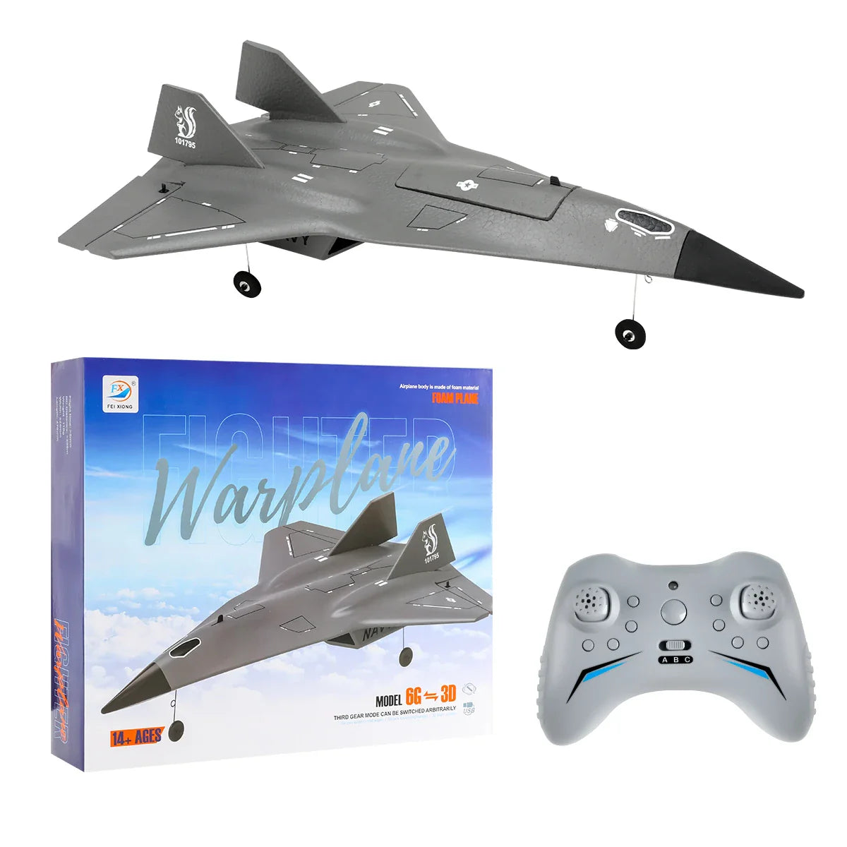 RC Stealth Fighter Jet Plane 4CH FX9672 - Gadget by Extoril