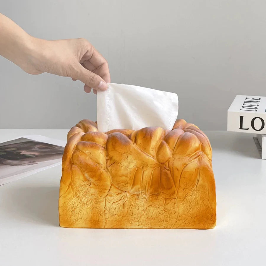 Toasted Bread Tissue Box - home decor by Extoril