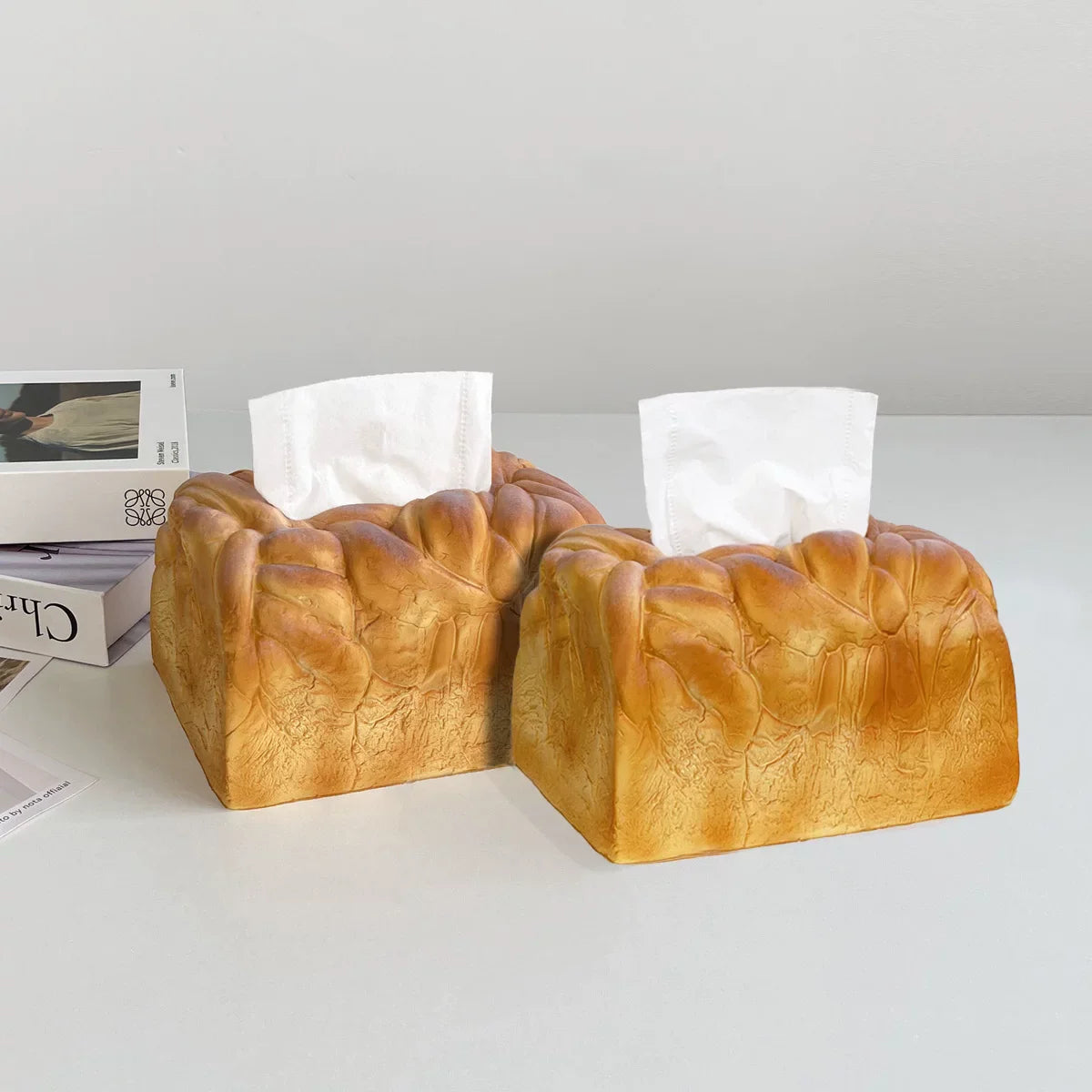 Toasted Bread Tissue Box - home decor by Extoril