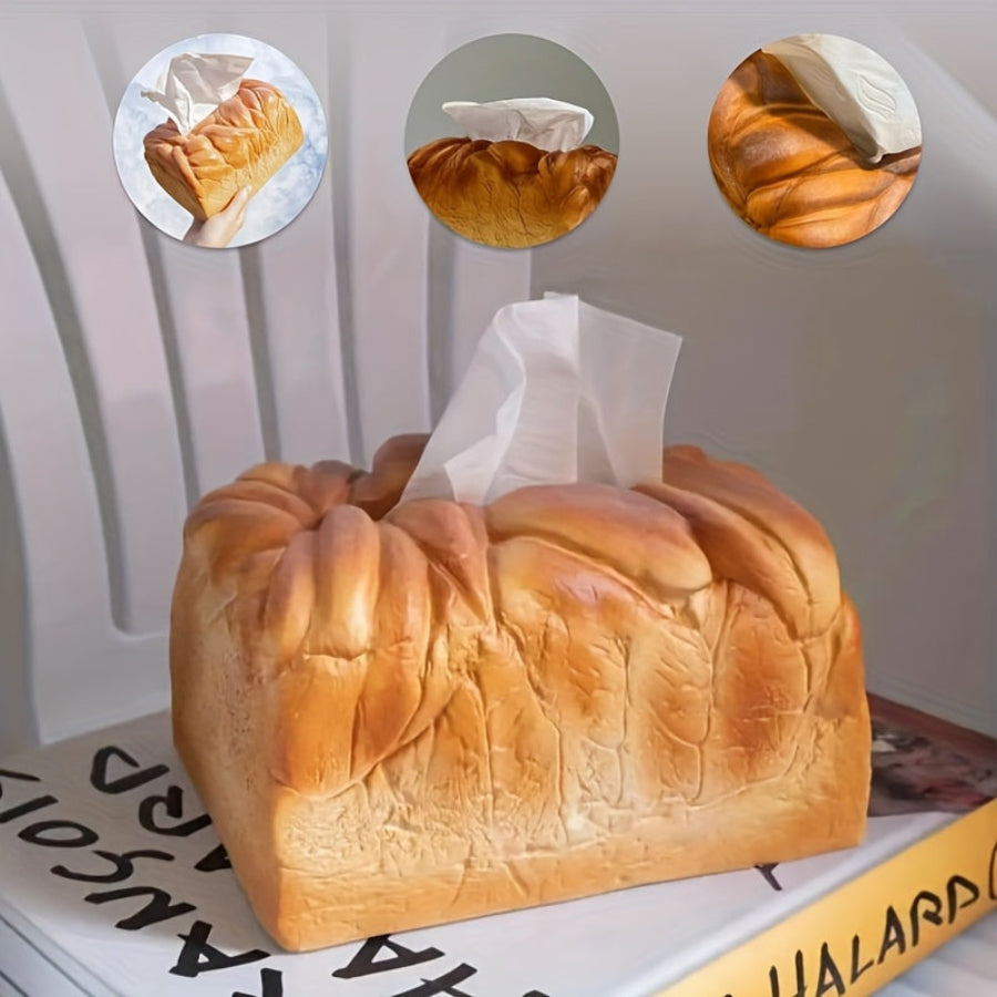 Toasted Bread Tissue Box - home decor by Extoril