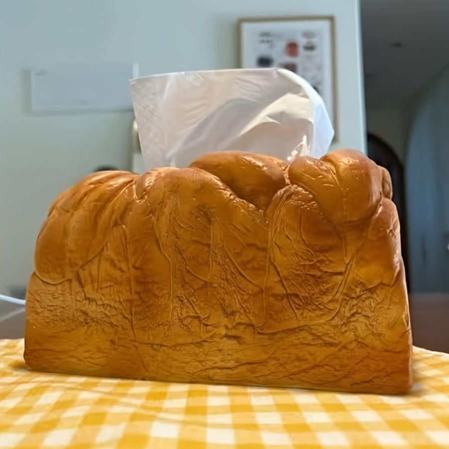 Toasted Bread Tissue Box - home decor by Extoril