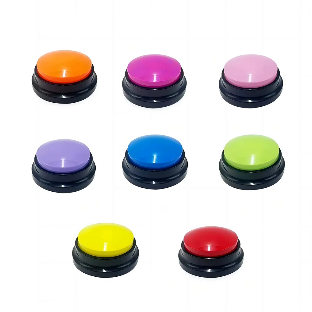 Recordable Pet Training Buttons 30 Second Dog Communication - Gadget by Extoril