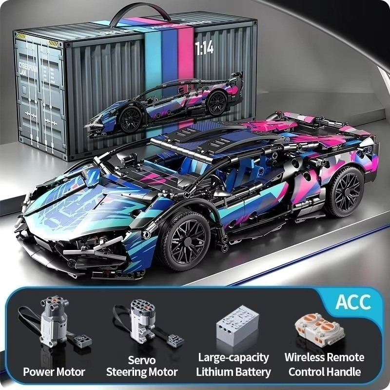 Lamborgini FK937 1:14 Scale Building Blocks RC - Mechanical kit by Extoril