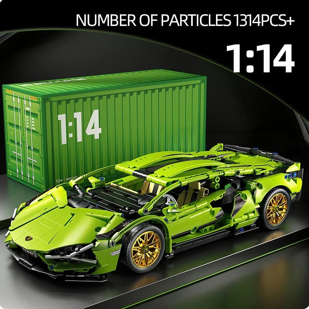 Lamborgini FK937 1:14 Scale Building Blocks RC - Mechanical kit by Extoril