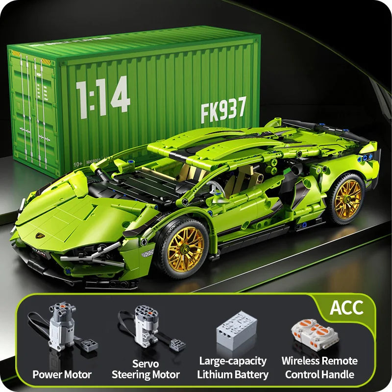 Lamborgini FK937 1:14 Scale Building Blocks RC - Mechanical kit by Extoril