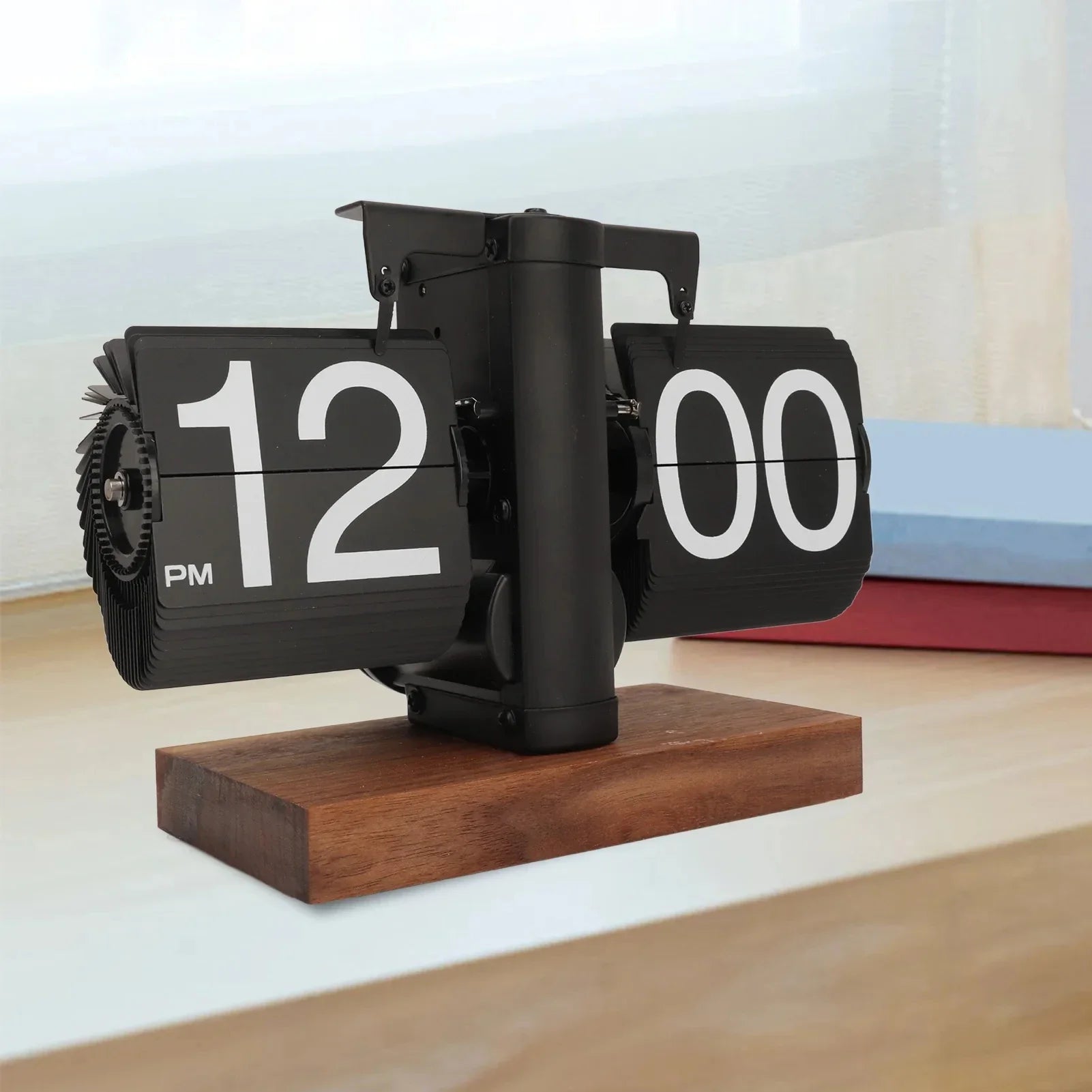 Retro Flip Down Clock with Automatic Rotating - home decor by Extoril