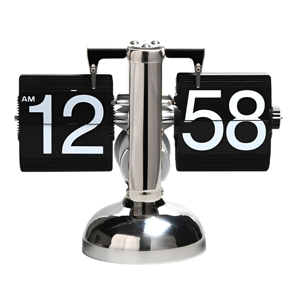 Retro Flip Down Clock with Automatic Rotating - home decor by Extoril