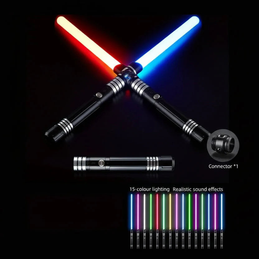 RGB Lightsaber Metal Hilt 15-Color Dueling Saber - Gadget by Extoril