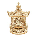Romantic Carousel Dream - 3D Wooden Puzzle - 3D Wooden Puzzle by Extoril