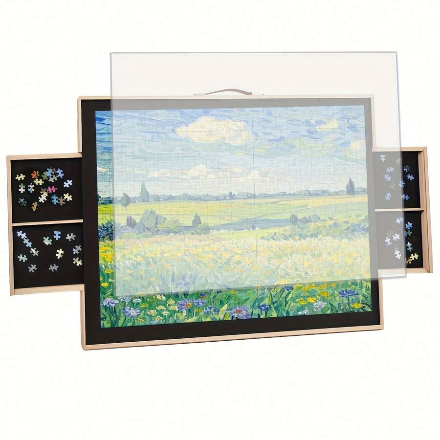 Rotating Puzzle Board with Drawers 1500 Piece -  by Extoril