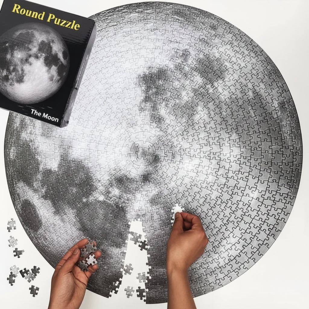 Round 1000 Piece Adult Jigsaw Puzzle - Gadget by Extoril