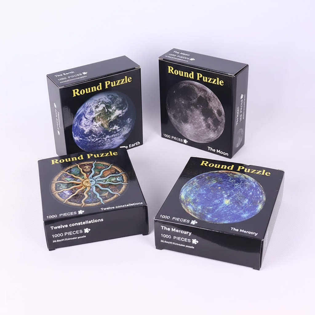 Round 1000 Piece Adult Jigsaw Puzzle - Gadget by Extoril