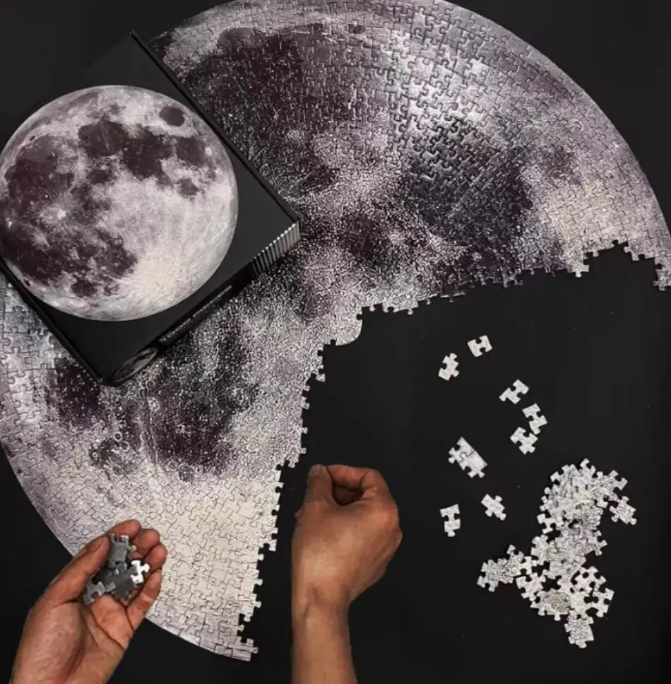 Round 1000 Piece Adult Jigsaw Puzzle - Gadget by Extoril
