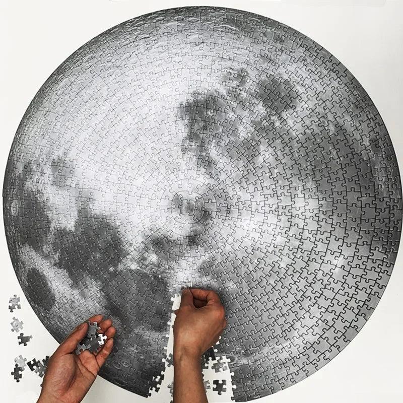 Round 1000 Piece Adult Jigsaw Puzzle - Gadget by Extoril