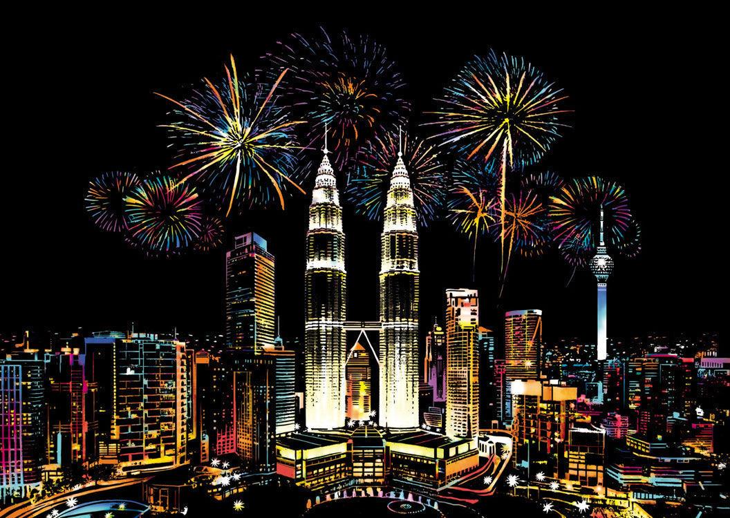 Paint by Scratch City Masterpiece Art Kit - Gadget by Extoril