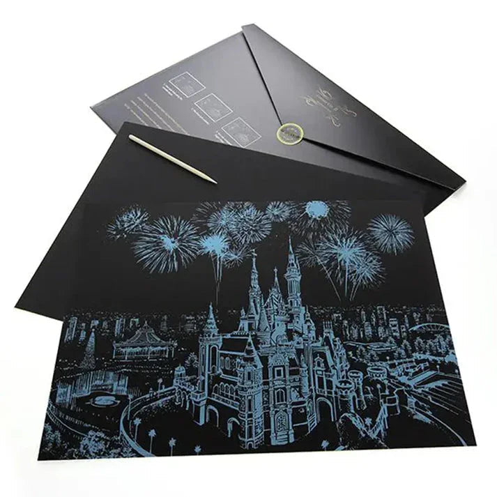 Paint by Scratch City Masterpiece Art Kit - Gadget by Extoril