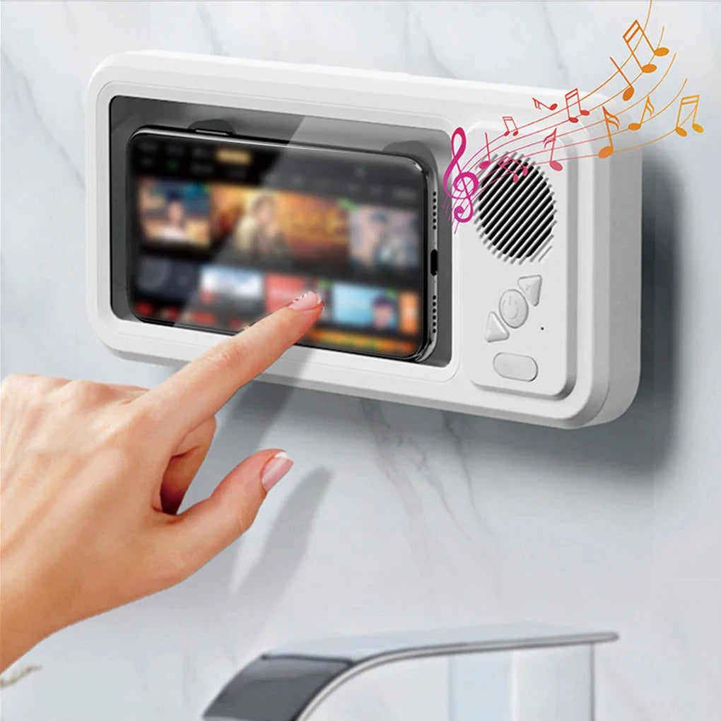 Waterproof Shower Phone Holder Bluetooth Speaker - Gadget by Extoril