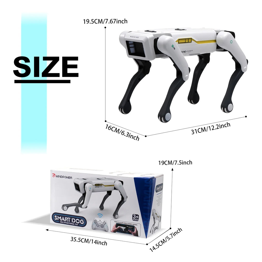 Smart Robot Dog Toy RC Programmable with Voice Control App Dancing - Robotic by Extoril