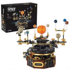Solar System Building Blocks Electric Orrery Kit with LED Sun - Mechanical kit by Extoril