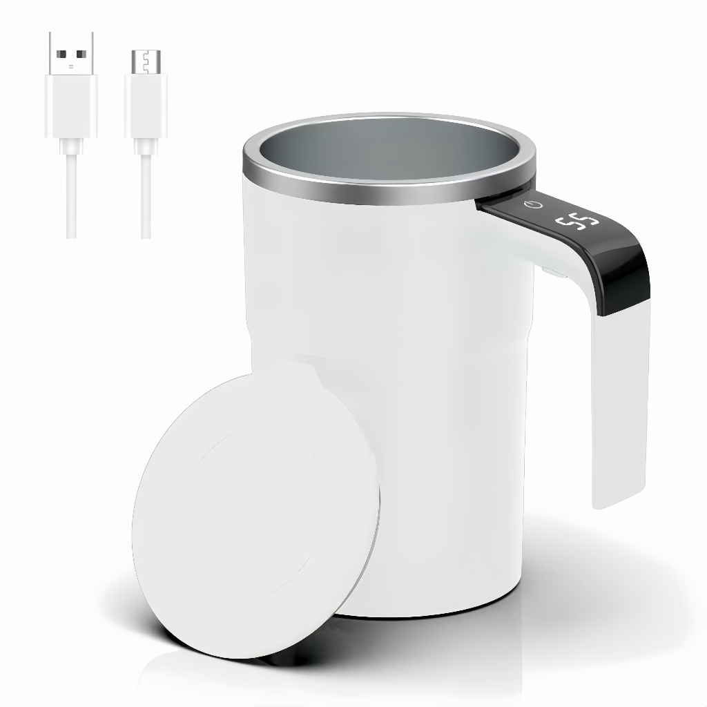 Self-Stirring Coffee Mug with LCD Temperature - Gadget by Extoril