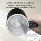 Self-Stirring Coffee Mug with LCD Temperature - Gadget by Extoril