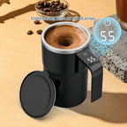 Self-Stirring Coffee Mug with LCD Temperature - Gadget by Extoril