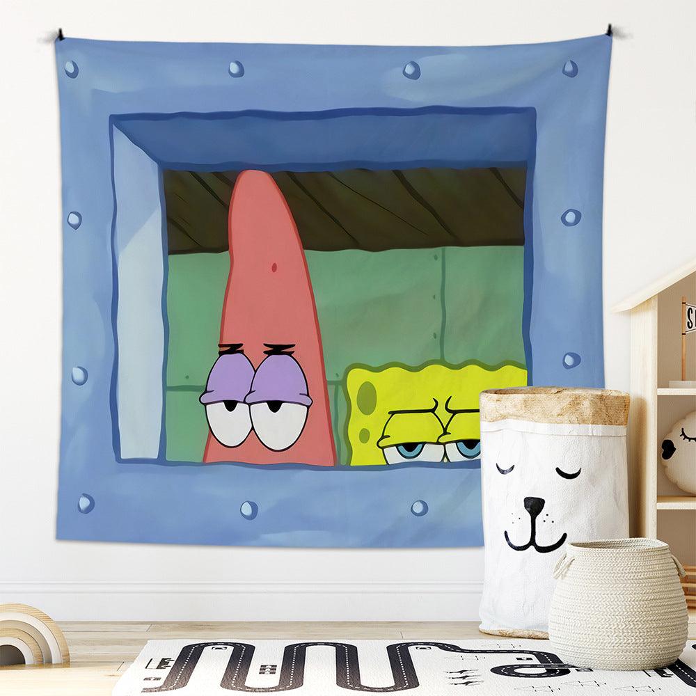 Squidward "Look at You" Wall Tapestry - home decor by Extoril