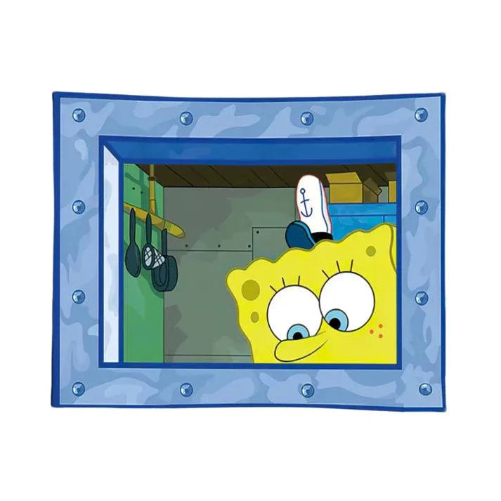 Squidward "Look at You" Wall Tapestry - home decor by Extoril